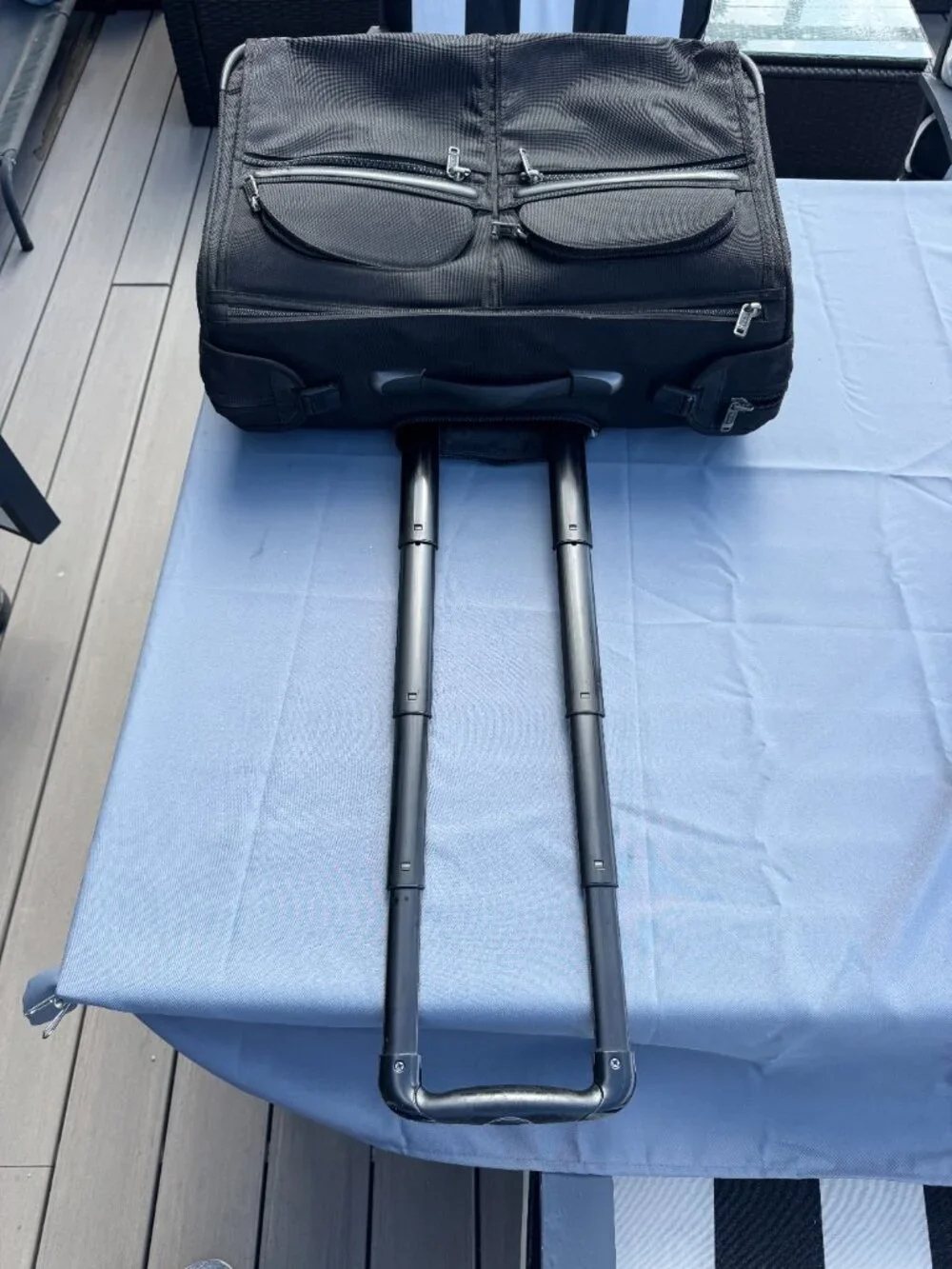 Tumi Alpha 22033DH Black Ballistic Nylon 22